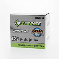 Xtreme 4L-BS 12V 50CCA AGM Powersport Battery: ATV, Motorcycle, Snowmobile Ready