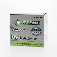 Xtreme 4L-BS 12V 50CCA AGM Powersport Battery: ATV, Motorcycle, Snowmobile Ready