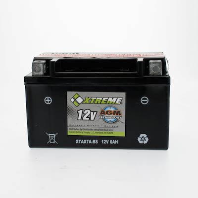 CYLA7ABSXTA Xtreme 7A-BS 12V 6Ah 90CCA AGM Powersport Battery
