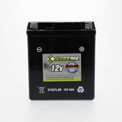 Xtreme 7L-BS 12V 6Ah 85CCA AGM Powersport Battery