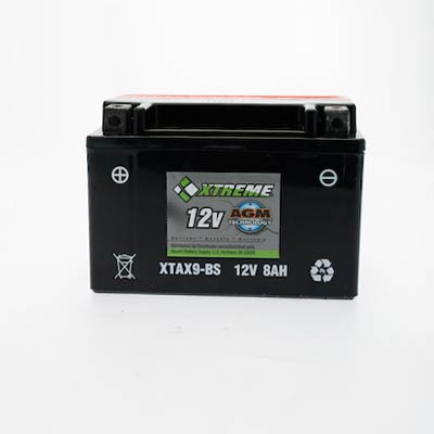 Xtreme 9-BS 12V 8Ah 120CCA AGM Powersport Battery