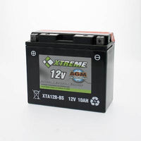 Xtreme 12B-BS 12V 175CCA AGM Powersport Battery: Spill-Proof, Vibration Resistant