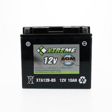 Xtreme 12B-BS 12V 175CCA AGM Powersport Battery: Spill-Proof, Vibration Resistant