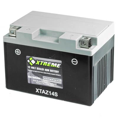 CYLAZ14SXTA Xtreme Z14S 12V 11.2Ah 225CCA AGM Powersport Battery