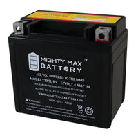 Mighty Max YTX5L-BS 12V 4Ah SLA AGM Motorcycle Battery
