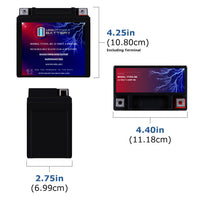 Mighty Max YTX5L-BS 12V 4Ah SLA AGM Motorcycle Battery