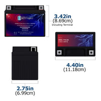Mighty Max YTX4L-BS 12V 3Ah SLA AGM Motorcycle Battery