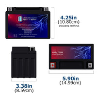 Mighty Max YTX9-BS 12V 8Ah SLA AGM Motorcycle Battery