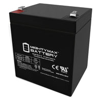 Mighty Max ML5-12 12V 5Ah F1 Terminal Rechargeable SLA AGM Battery