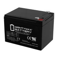 Mighty Max ML12-12F2 12V 12Ah F2 Terminal Rechargeable SLA AGM Battery