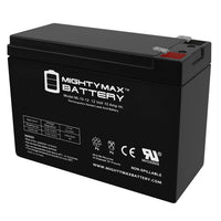 Mighty Max ML10-12 12V 10Ah F2 Terminal Rechargeable SLA AGM Battery