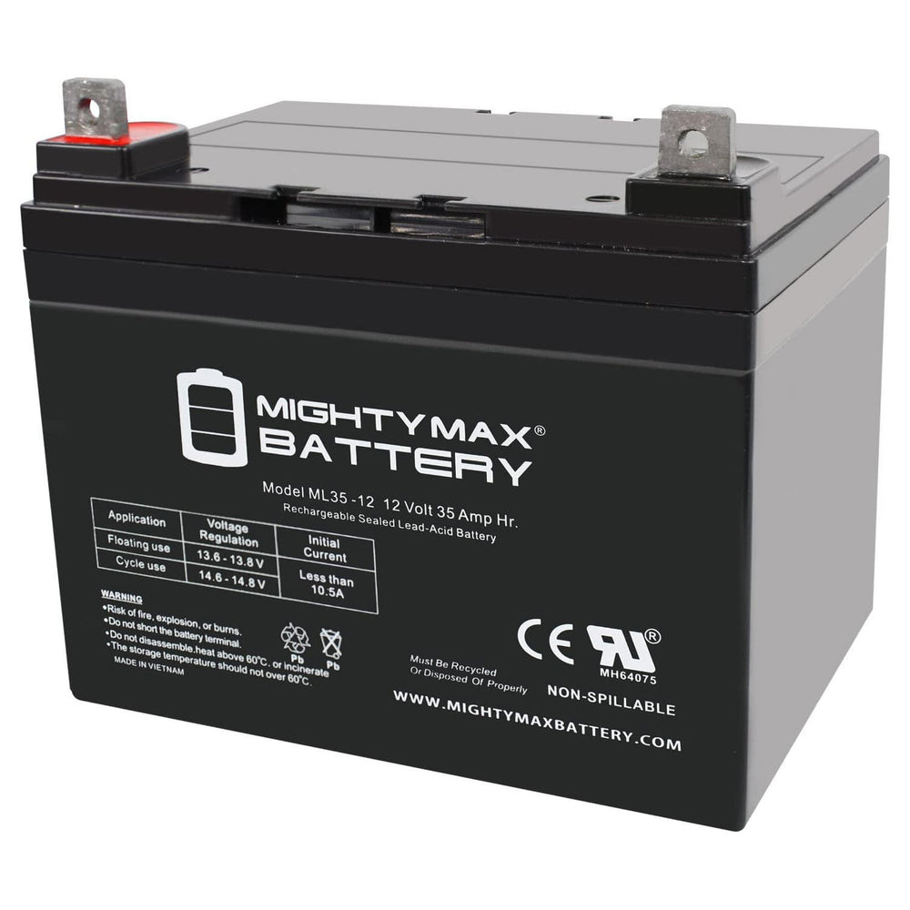 Mighty Max ML35-12 12V 35Ah NB Terminal Rechargeable SLA AGM Battery