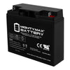Mighty Max ML22-12 12V 22Ah NB Terminal Rechargeable SLA AGM Battery