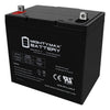 Mighty Max ML55-12 12V 55Ah NB Terminal Rechargeable SLA AGM Battery