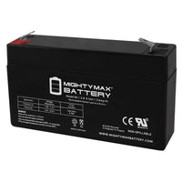 Mighty Max ML1.3-6 6V 1.3Ah F1 Terminal Rechargeable SLA AGM Battery