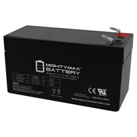Mighty Max ML1.3-12 12V 1.3Ah F1 Terminal Rechargeable SLA AGM Battery