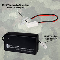 Mighty Max ML-8496CH38 8.4-9.6V NiMH Smart Battery Charger with Mini Tamiya Connector