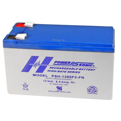 Power Sonic 12V 8.5AH AGM Sealed Lead Acid (SLA) Battery with F2 Terminals