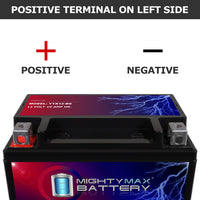 Mighty Max YTX12-BS 12V 10Ah SLA AGM Motorcycle Battery
