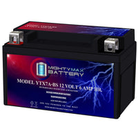 Mighty Max YTX7A-BS 12V 6Ah SLA AGM Motorcycle Battery