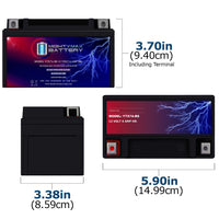 Mighty Max YTX7A-BS 12V 6Ah SLA AGM Motorcycle Battery