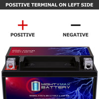 Mighty Max YTX7A-BS 12V 6Ah SLA AGM Motorcycle Battery