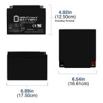 ML26-12 -12 VOLT 26 AH, T3 TERMINAL/INT..