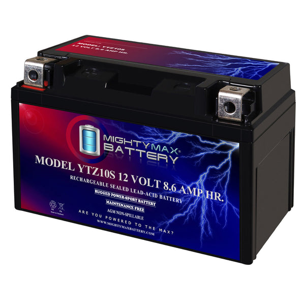 Mighty Max YTZ10S 12V 8.6Ah SLA AGM Motorcycle Battery