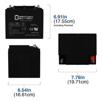 Mighty Max ML50-12 12V 50Ah NB Terminal Rechargeable SLA AGM Battery