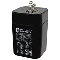Mighty Max ML5-6S 6V 5Ah Spring S2 Terminal Rechargeable SLA AGM Battery