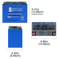 Mighty Max YTX12-BS GEL 12V 10Ah SLA AGM Motorcycle Battery