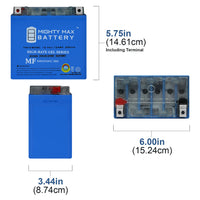 Mighty Max YTX14-BS GEL 12V 12Ah SLA AGM Motorcycle Battery