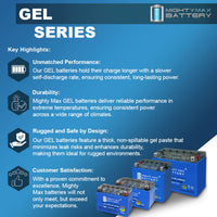 Mighty Max YTX16-BS GEL 12V 14Ah SLA AGM Motorcycle Battery