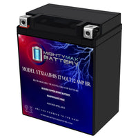 Mighty Max YTX14AH-BS GEL 12V 12Ah SLA AGM Motorcycle Battery