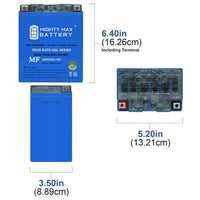 Mighty Max YTX14AH GEL 12V 12Ah SLA AGM Motorcycle Battery
