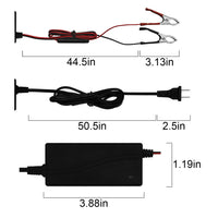 Mighty Max ML-12V1A 12 Volt 1 Amp Battery Charger and Maintainer