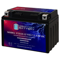 Mighty Max YTZ12S 12V 11Ah SLA AGM Motorcycle Battery