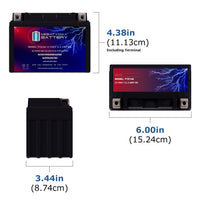 Mighty Max YTZ14S 12V 11.2Ah SLA AGM Motorcycle Battery