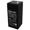 Mighty Max ML4.5-4 4V 4.5Ah F1 Terminal Rechargeable SLA AGM Battery