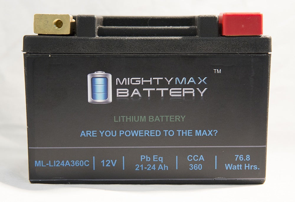 Mighty Max ML-LI20R 12V 20-24Ah LiFePO4 PowerSport Battery