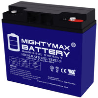 Mighty Max ML18-12GEL 12V 18Ah Internal Thread Terminal Rechargeable SLA AGM Battery