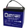 Mighty Max ML55-12GEL 12V 55Ah Internal Thread Terminal Rechargeable SLA AGM Battery