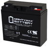 Mighty Max ML18-12INT 12V 18Ah Internal Thread Terminal Rechargeable SLA AGM Battery