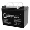 Mighty Max ML35-12INT 12V 35Ah Internal Thread Terminal Rechargeable SLA AGM Battery