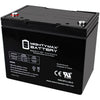 Mighty Max ML75-12INT 12V 75Ah Internal Thread Terminal Rechargeable SLA AGM Battery
