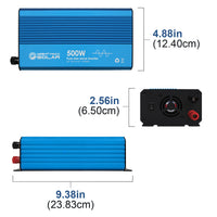 Mighty Max Solar MLS-500PSW 12V 500 Watt Pure Sine Wave Inverter