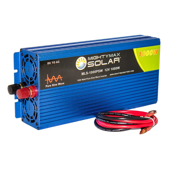 Mighty Max Solar MLS-1000PSW 12V 1000 Watt Pure Sine Wave Inverter