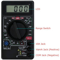 Mighty Max ML-MM Digital LCD Multimeter Battery Tester