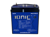 Ionic Lithium 36V 27Ah GC2 LiFePO4 Deep Cycle Golf Cart Battery