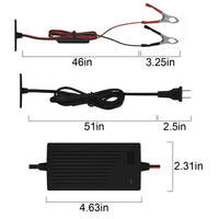 Mighty Max ML-18V2A 18 Volt 2 Amp SLA Battery Charger and Maintainer